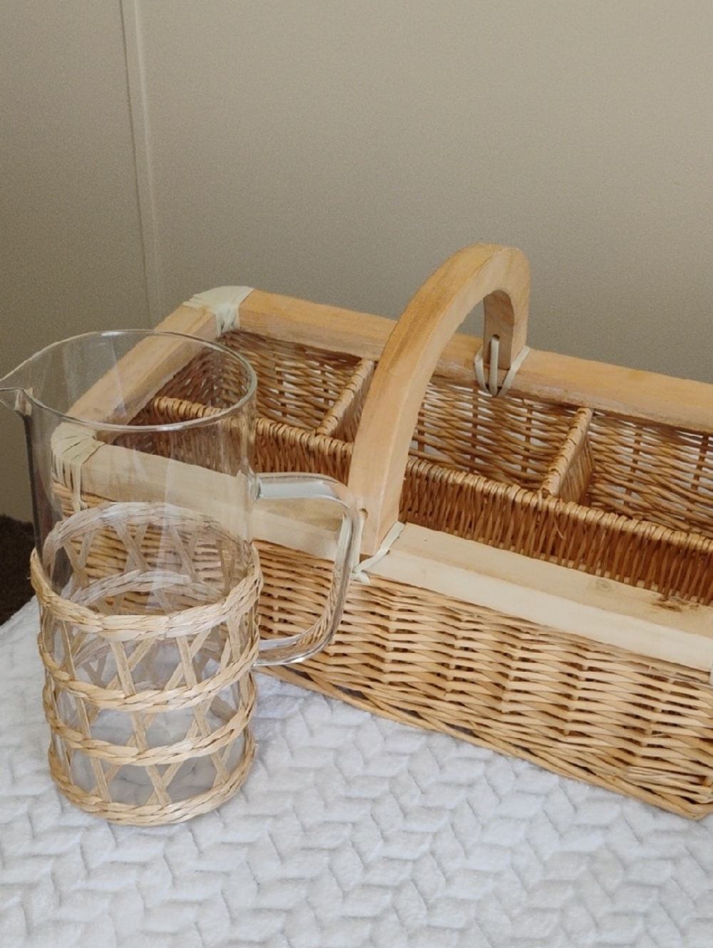 Basket & Pitcher Set